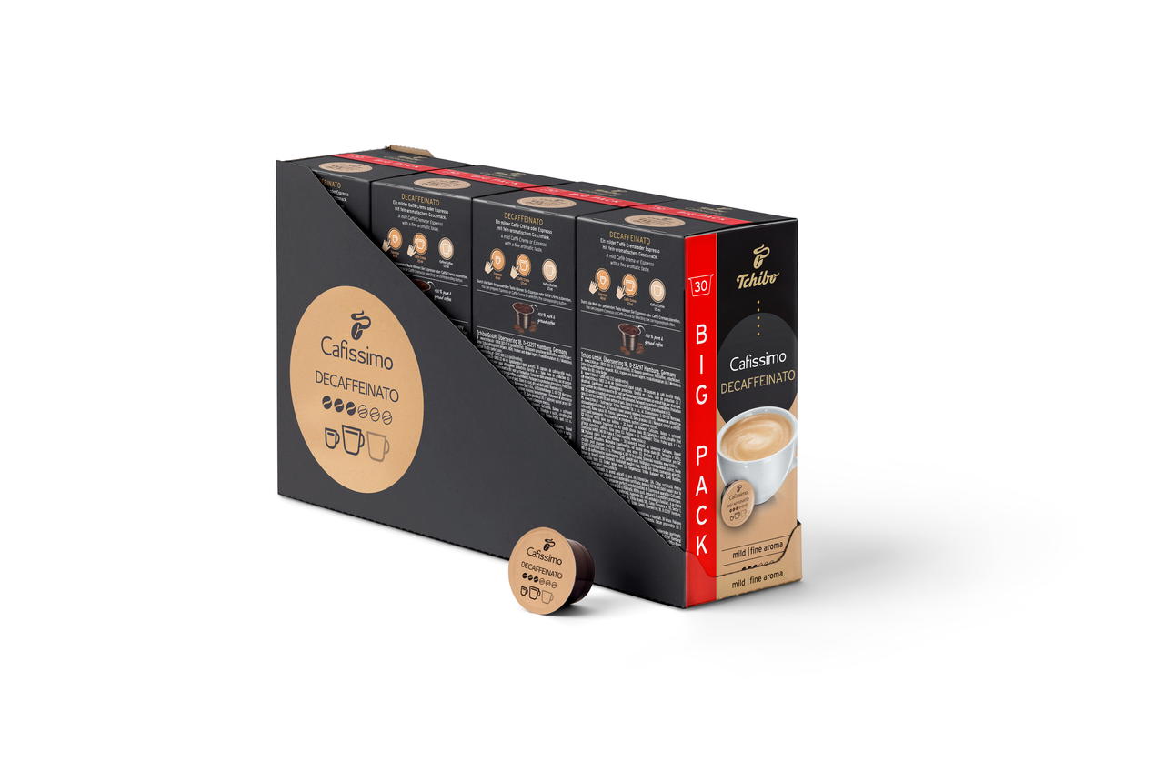 Cafissimo CAFFỀ CREMA Decaffeinated, pachet de 30 de capsule