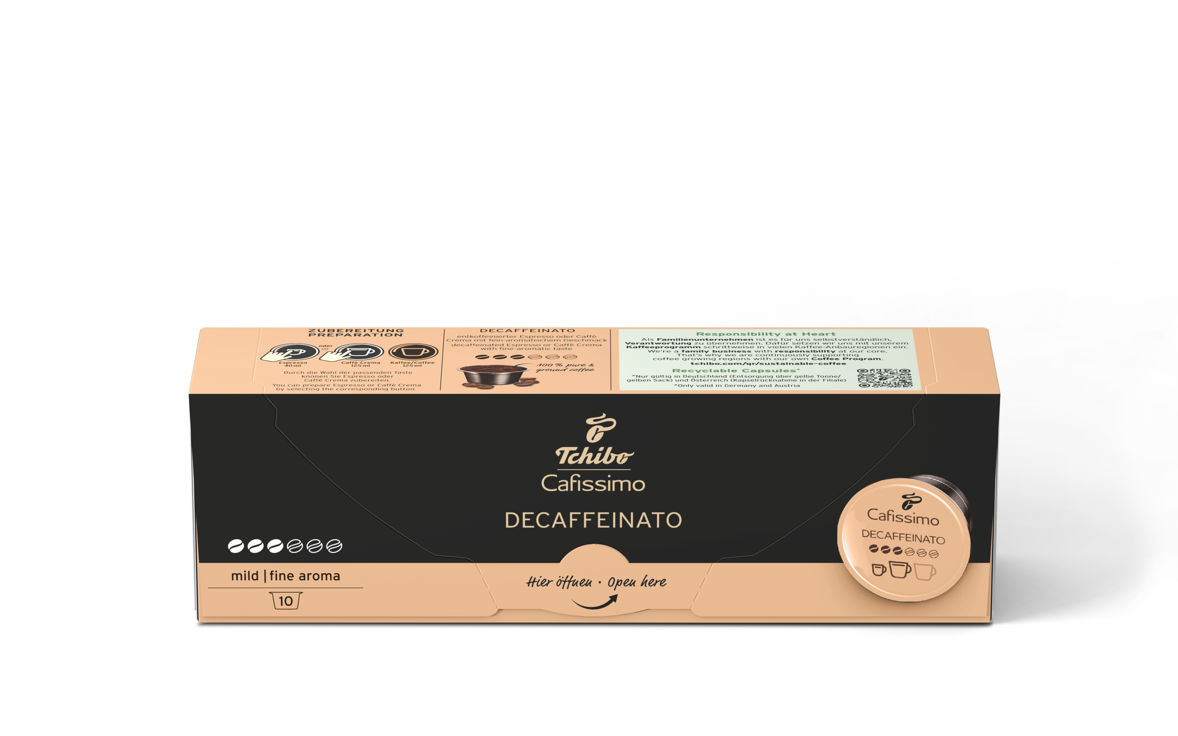 Capsule cafea Cafissimo Caffé Crema Decaffeinated