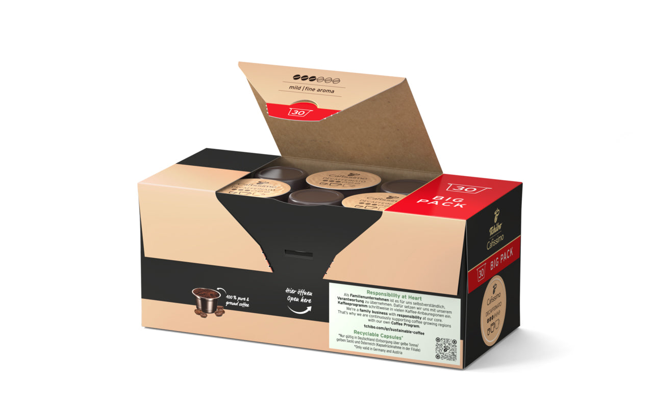 Capsule cafea Cafissimo CAFFỀ CREMA Decaffeinated, pachet de 30 de capsule