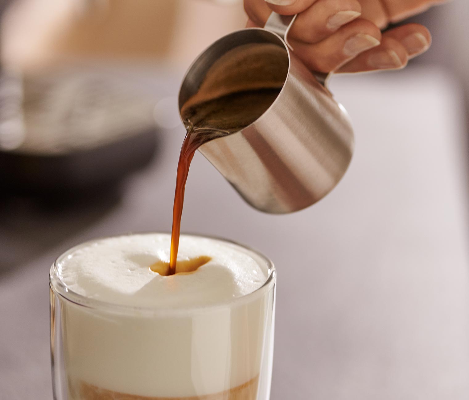 Cana pentru Espresso, aprox. 90 ml, inox