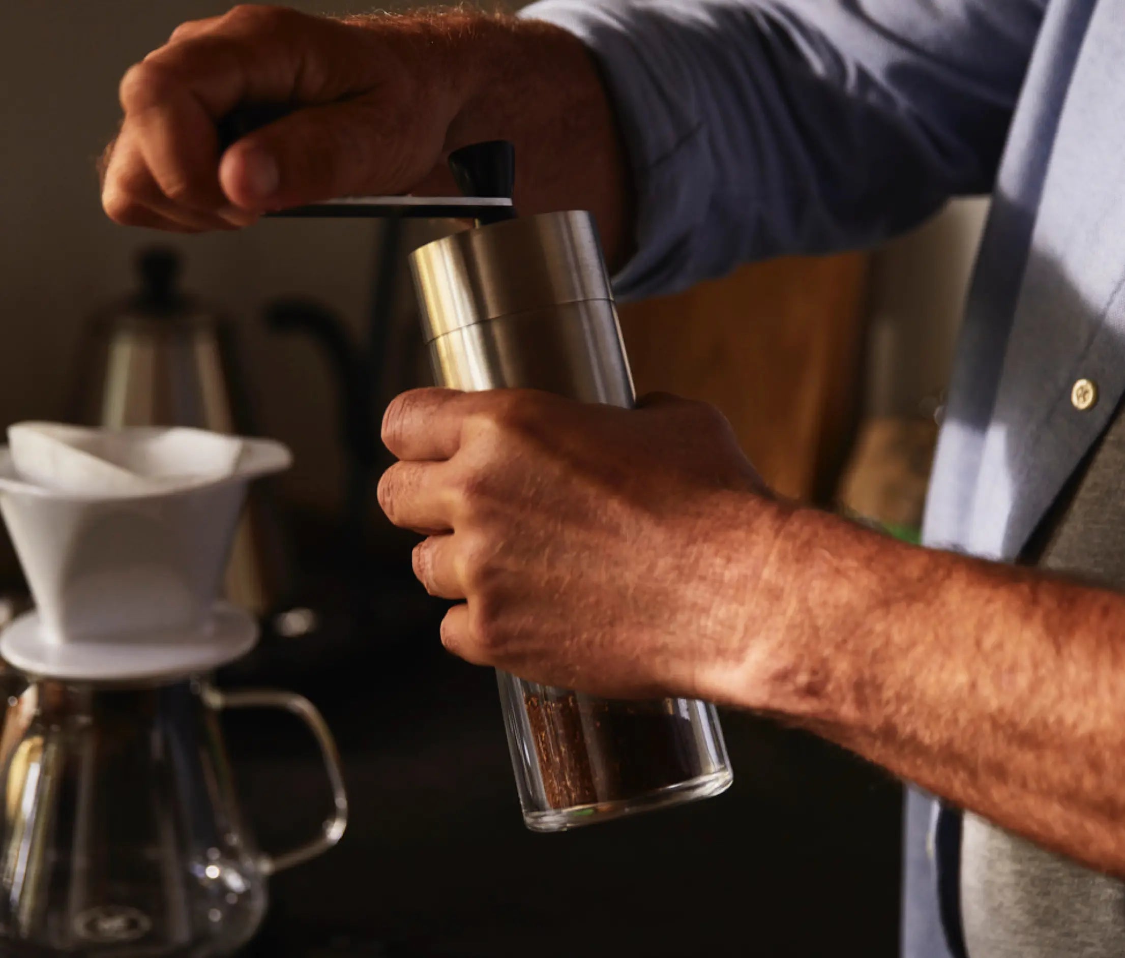 Rasnita manuala pentru cafea