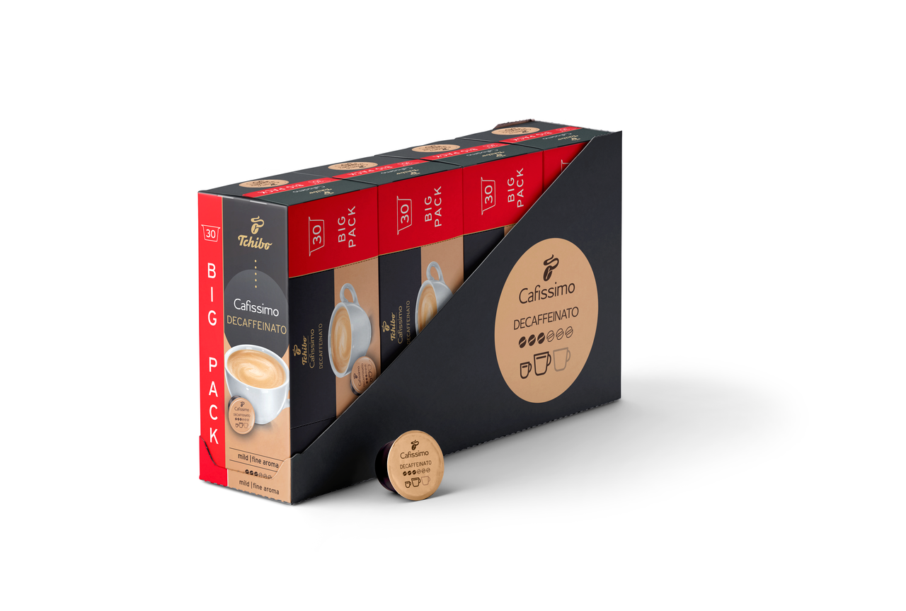 Cafissimo CAFFỀ CREMA Decaffeinated, pachet de 30 de capsule