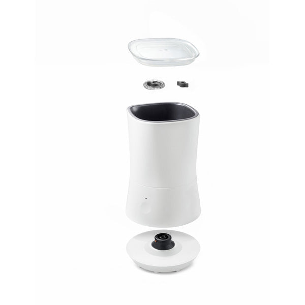 Aparat electric pentru spuma lapte, alb