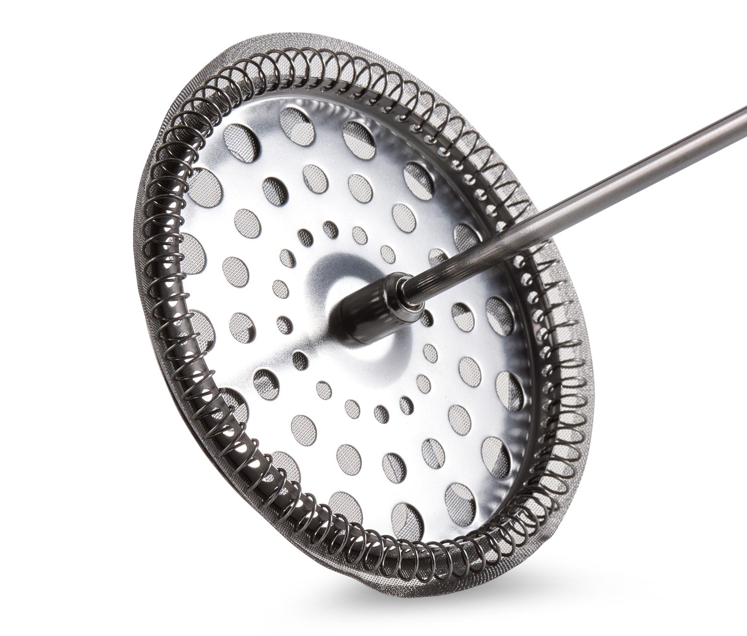 Presa franceza 800 ml, 6 cesti, argintie