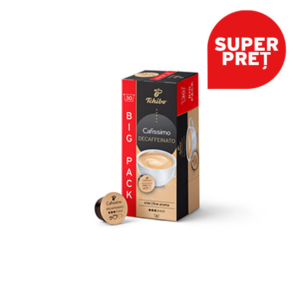 Cafissimo CAFFỀ CREMA Decaffeinated, pachet de 30 de capsule