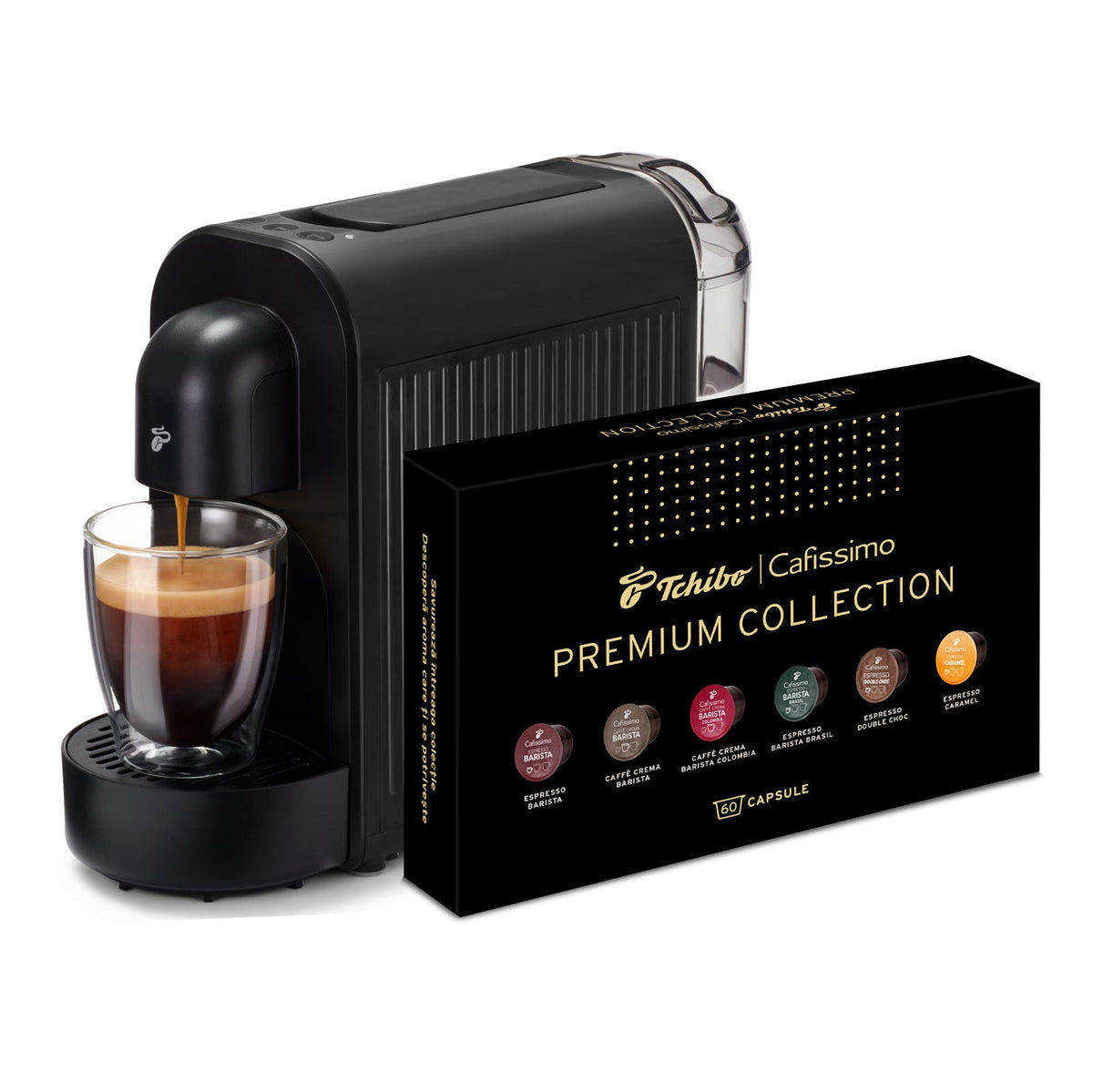 Cafissimo Now, Black + Premium Collection RB