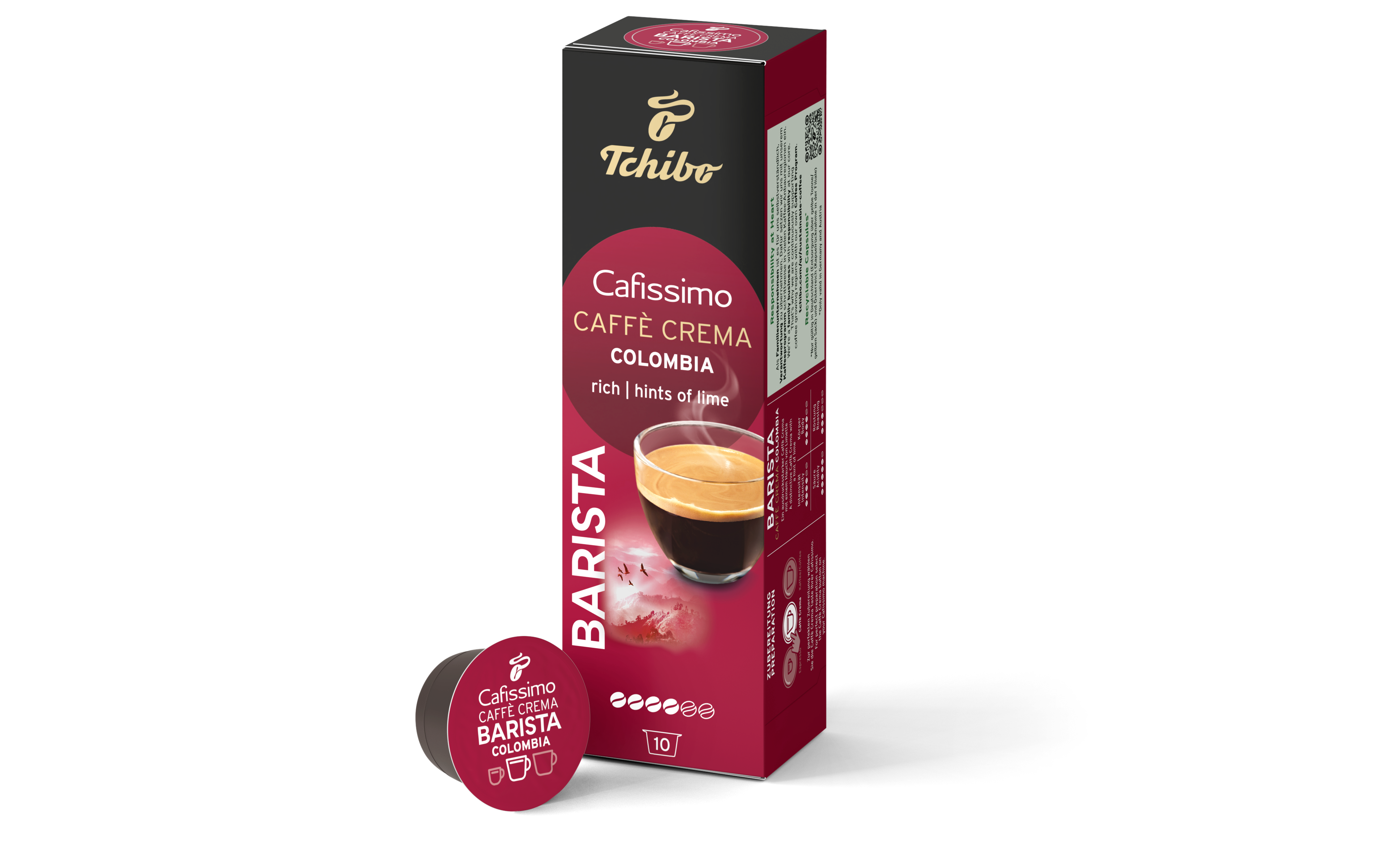 Capsule cafea Cafissimo Barista  Caffé Crema Colombia