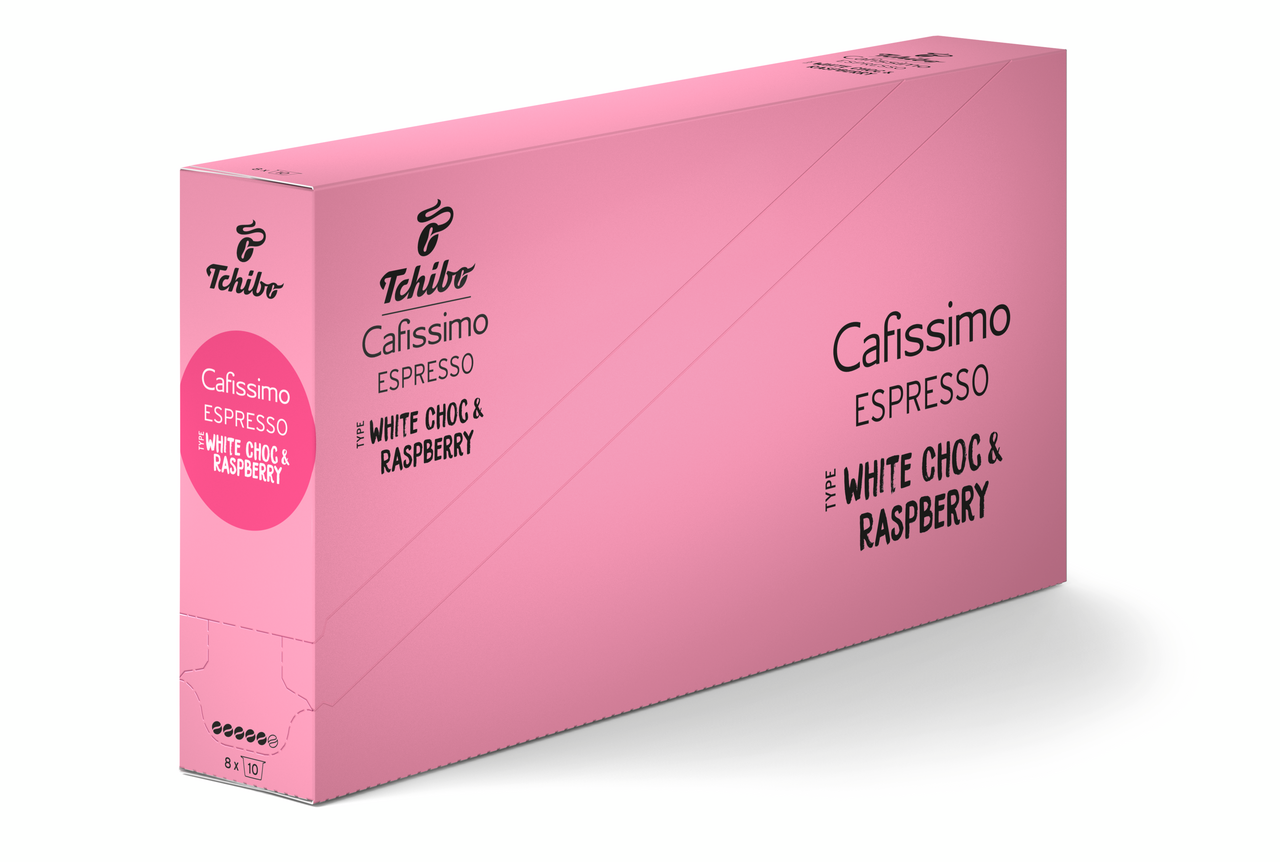 Cafissimo Espresso White Choc & Raspberry LE