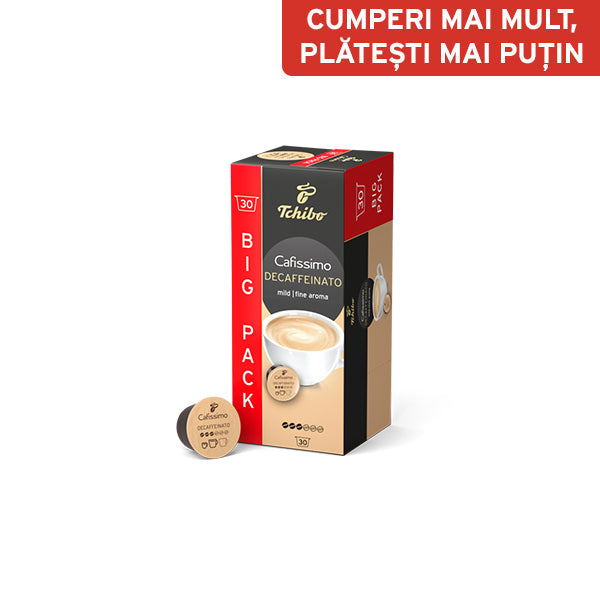 Cafissimo CAFFỀ CREMA Decaffeinated, pachet de 30 de capsule